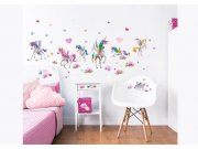 Samolepicí dekorace Walltastic Jednorožci 45989 Dětské samolepky na zeď