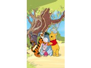 Foto závěsy Winnie Pooh with friends FCSL7110, 140 x 245 cm Závěsy