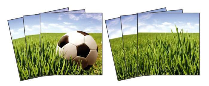 Samolepicí dekorace na kachličky Football TI-015, 15x15 cm - Samolepky na kachličky