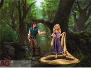 Fototapeta AG Rapunzel FTDXXL-0244 | 360x270 cm Fototapety pro děti